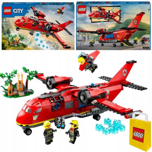  60413 AEREO DEI FUOCHI DI SOCCORSO + Sacchetto di carta VP LEGO 6315792 Medio