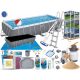 Piscina Bestway con cornice rettangolare 640 x 274 cm