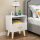  Comodino ModernHome WYJ-258 30x40x38 cm bianco