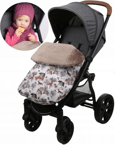  SACCO A PELO BABYMAM UNIVERSALE IMPERMEABILE PER PASSEGGINO