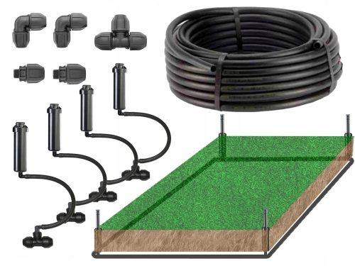  Set irrigazione giardino 40 - 150 m2 universale