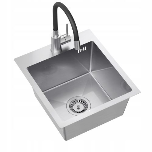 lavello myQ LEO 10 S a una vasca, acciaio inox