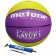 Pallone basket Meteor Layup 3 3 + pompa a mano Enero 5907637336548