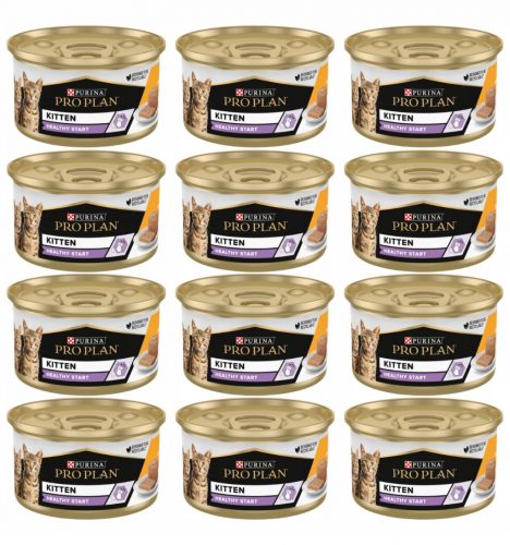  PRO PLAN Kitten Alimento umido per gattini mousse con pollo 85 g