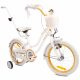  Bicicletta Sun Baby Heart 16" Bianca, Oro