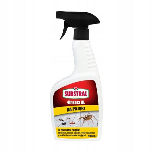  Spruzzatore, aerosol contro scarafaggi, formiche, ragni, cimici, pesciolini d'argento Substral 0,6 kg 500 ml