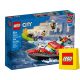  LEGO City 60373 Barca dei pompieri + sacchetto di carta LEGO VP medio 41 cm x 34 cm x 11 cm SACCHETTO REGALO