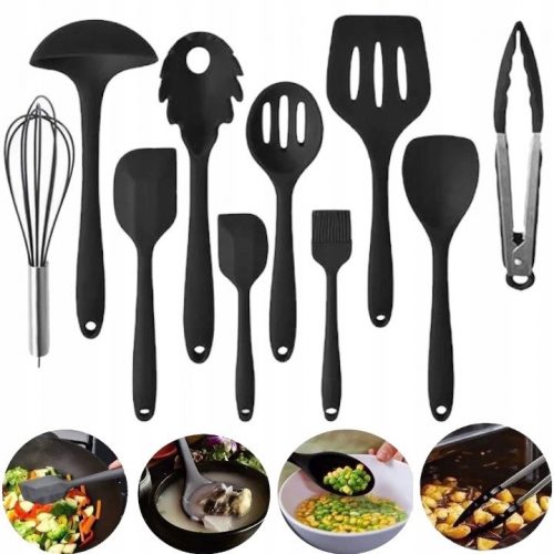 Utensili da CUCINA IN SILICONE PER TEFLON SET 10x