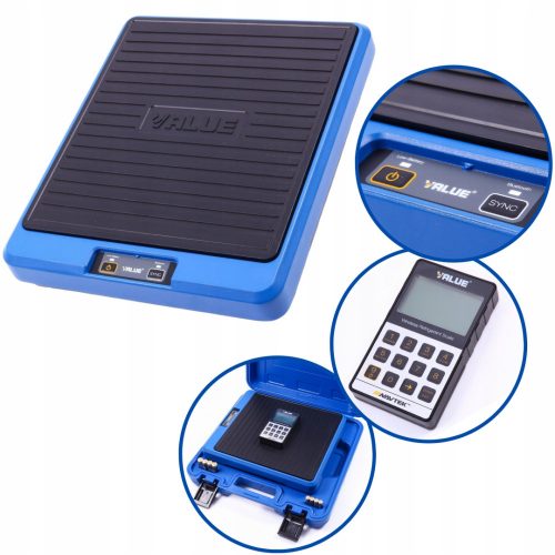 Bilancia elettronica con telecomando wireless Value VRS-120i-01 120 kg