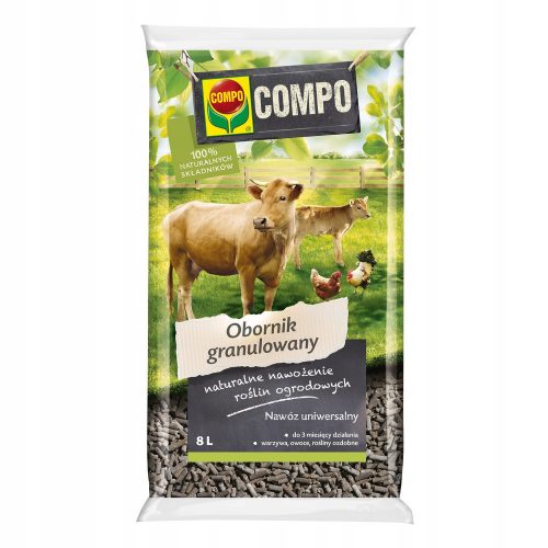  Concime organico naturale Compo granulato 5,2 kg 8 l