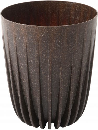  Vaso da fiori Lamela 39 cm x 39 x 46,3 cm diametro 39 cm in plastica tonalità marrone e beige