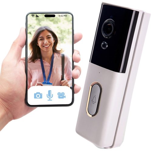 VIDEOCITOFONO VIDEOCAMERA WiFi CAMPANELLO CON APP TUYA WIRELESS