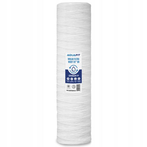  Inserto filtro acqua Aquafit 20" BB Big Blue String PP 20 micron 0 l