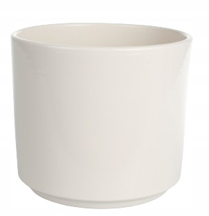  Vaso da fiori LookMar 19,5 cm x 23 x 19,5 cm diametro 22 cm ceramica crema