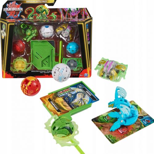  BAKUGAN ATTACCO SPECIALE OCTOGAN ATTACCO SPECIALE SPIDRA CONFEZIONE DA 5