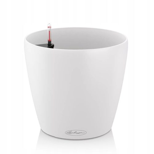 Vaso da giardino - Vaso da fiori Lechuza 21 cm x 21 x 20 cm diametro 21 cm plastica bianca