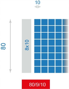 RETE RECINZIONE FORESTALE 80/9/10 L 50MB + graffe RETE QUADRA