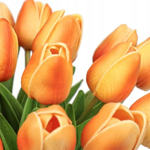 Tulipani in schiuma, fiori artificiali, realistici, 34 cm, 9 pz