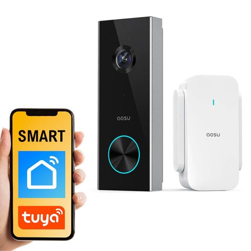 Videocitofono antifurto con Audio IP Aosu HD 3MP Tuya SMART Home Doorbell