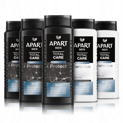  Apart Gel Doccia Uomo 3in1 Mix Totale 5x500