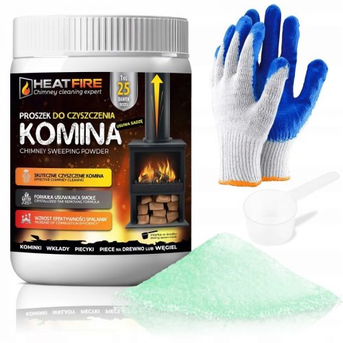 Polvere per la pulizia del camino HeatFire 1 kg