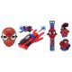  Action Figure Avengers Spiderman Maschera Guanto Orologio Spiderman