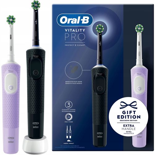  2x SPAZZOLINI ORAL-B VITALITY PRO CONFEZIONE DA 2