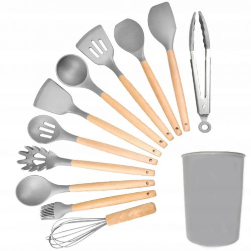 DA64A SET Utensili CUCINA ACCESSORI CONTENITORE 12 ELEMENTI