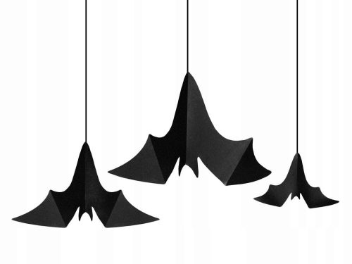  Ghirlanda di pipistrelli deco Black Party