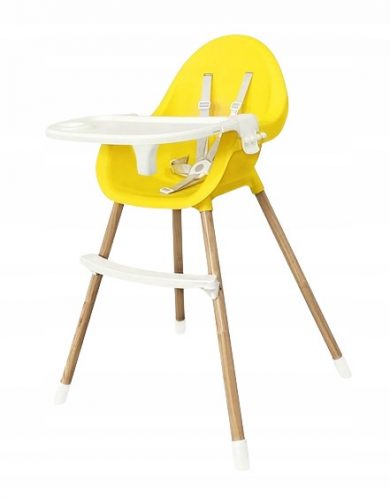  SEDIA PAppa PER BAMBINI SEDILE VASSOIO 3in1, GIALLO