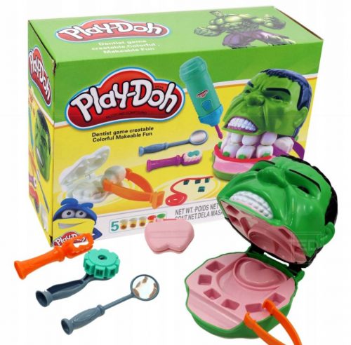  SET 5 tubi HULK Play-Doh Dentist PER BAMBINI IN REGALO