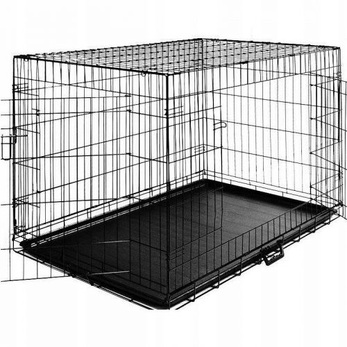  Gabbia in metallo AML per cani di piccola taglia 42 x 61 x 49 cm