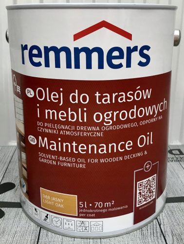 Remmers Pflege-ol olio per legno 15L ROVERE CHIARO