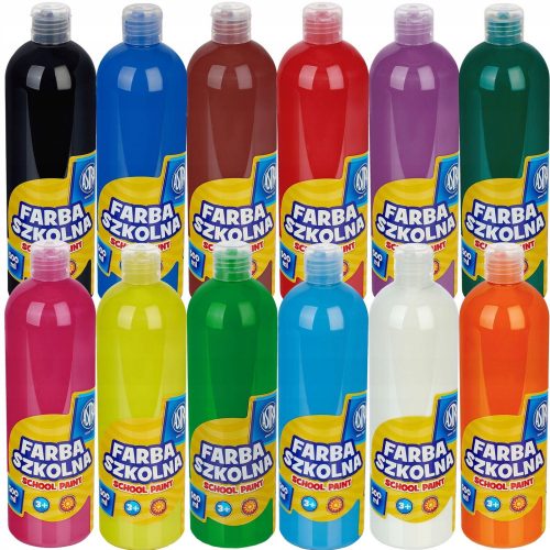  Colori per poster Astra 12 pz. x 500 ml