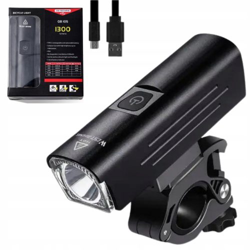 Illuminazione per bicicletta West Bike Illuminazione per bicicletta 1300 lumen 1300 lm USB