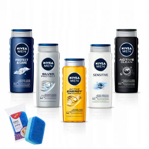  NIVEA Gel doccia da uomo SET 5*500ml