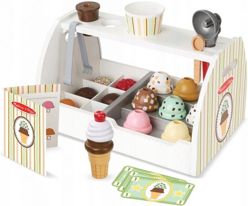  Gelateria Melissa & Doug in legno 28 pz.