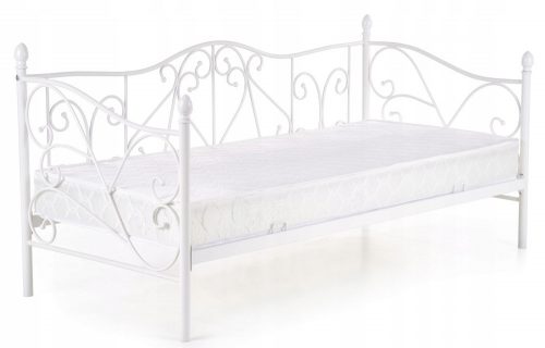  Letto singolo Halmar Sumatra in metallo 90x200 bianco