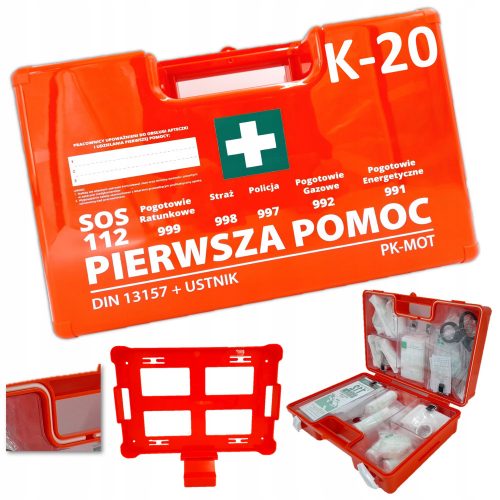 Kit pronto soccorso aziendale K20.2 DIN13157 x 2+ boccaglio