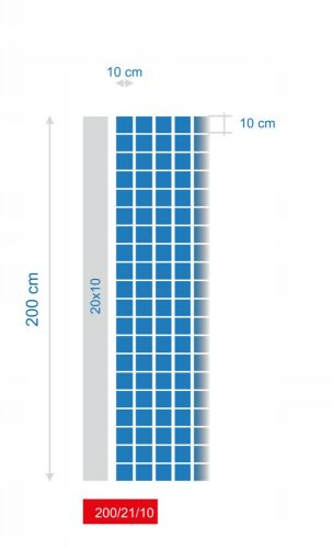 RETE RECINZIONE FORESTALE 200/21/10 L 25MB + graffette RETE QUADRA