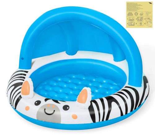 Piscina gonfiabile per bambini, piscina per bambini con tetto + UV