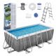 Piscina con cornice rettangolare Bestway 412 x 201 cm