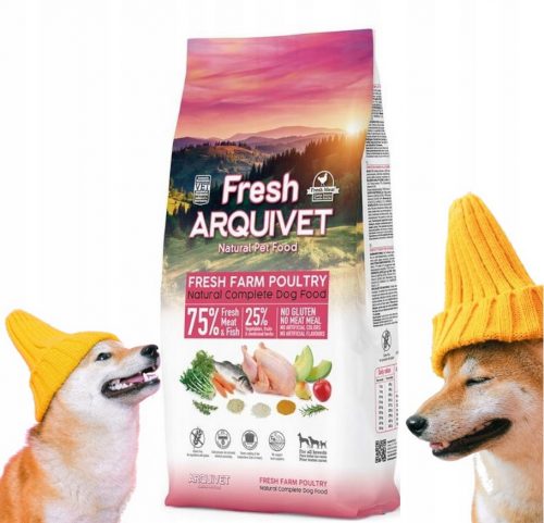  ARQUIVET FRESH Cibo semiumido per cani, pollo e pesce oceanico, 2,5 kg