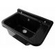 LAVELLO UTILITY LAVELLI LAVABO CESTO 60cm NERO