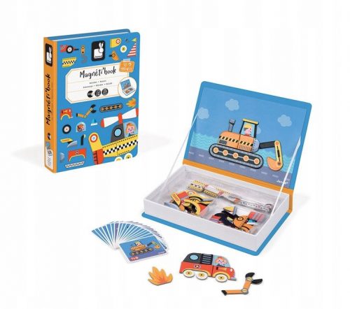  JANOD Vehicles Magnetibook giocattolo educativo 02715