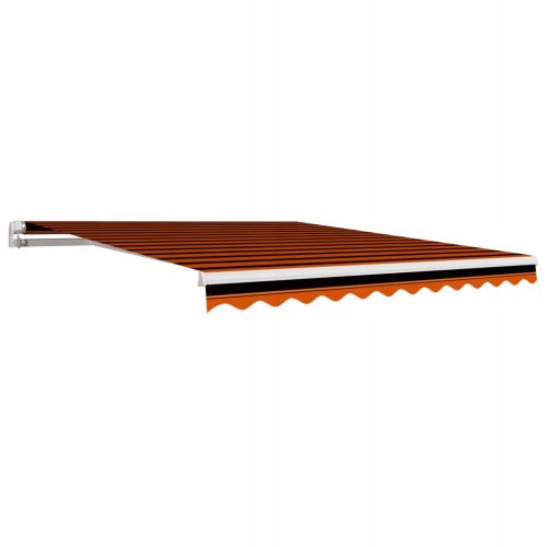  Tessuto per tende da sole VidaXL 145722 245x280 cm arancione-marrone