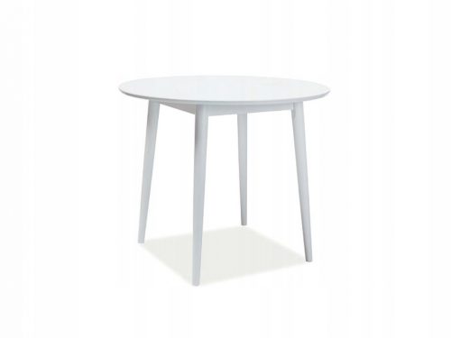  Tavolo rotondo Signal Larson 90 x 90 x 75 cm bianco