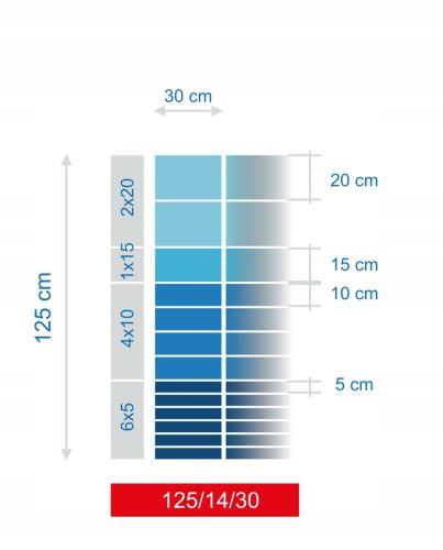 Maglia, rete del cancello - RETE RECINTO FORESTALE 125/14/30 L 50m + SKOBLE Mostostal-Met