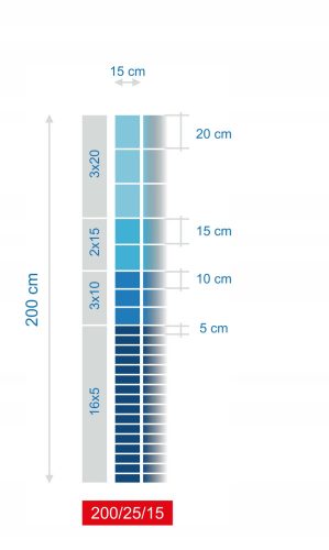 Maglia, rete del cancello - RETE RECINTO FORESTALE 200/25/15L 50m + JOCKS