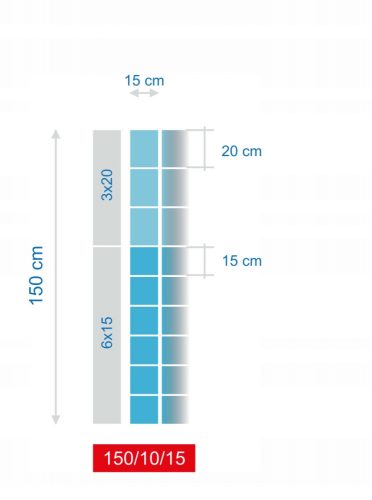 Maglia, rete del cancello - RETE RECINTO FORESTALE 150/10/15 M 50m + GIUNTI